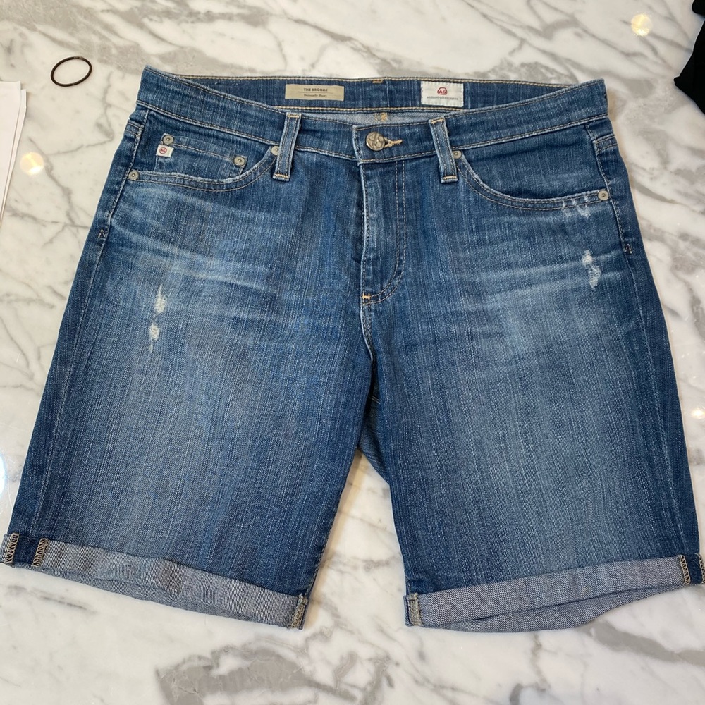 AG denim bermuda shorts